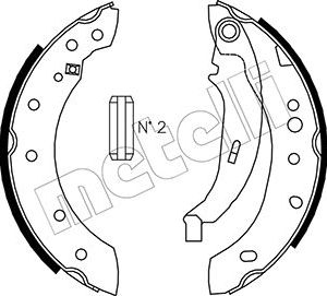 Set saboti frana METELLI 53-0332 – PEOUGET | AutoRival
