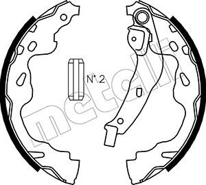 Set saboti frana METELLI 53-0438 – PEOUGET | AutoRival