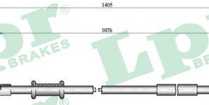 Cablu frana de parcare LPR C1008B – PEOUGET | AutoRival