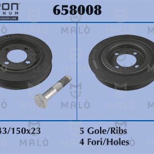 Fulie curea arbore cotit MALO 658008 – PEOUGET | AutoRival