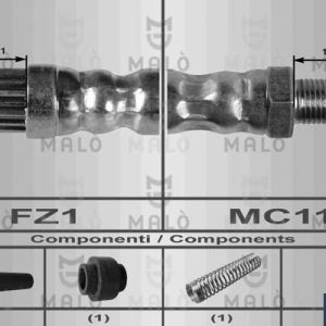Furtun frana MALO 8627 – PEOUGET | AutoRival