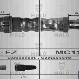 Furtun frana MALO 8940 – PEOUGET | AutoRival