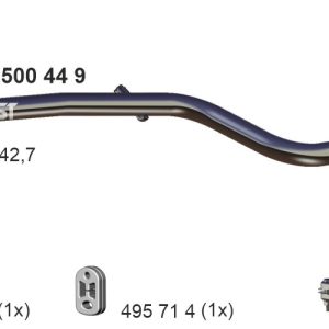 Racord evacuare ERNST 500449 – PEOUGET | AutoRival