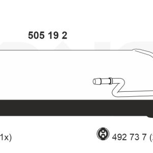 Toba esapament finala ERNST 505192 – PEOUGET | AutoRival