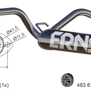 Toba esapament finala ERNST 685108 – PEOUGET | AutoRival