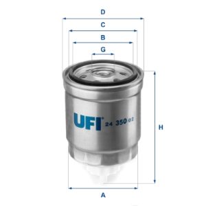 Filtru combustibil UFI 24.350.02 – PEOUGET | AutoRival