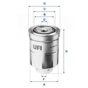 Filtru combustibil UFI 24.465.00 – PEOUGET | AutoRival