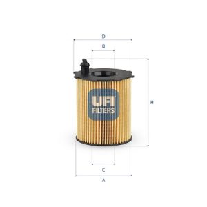Filtru ulei UFI 25.037.00 – PEOUGET | AutoRival