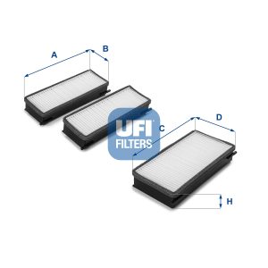 Filtru aer habitaclu UFI 53.070.00 – PEOUGET | AutoRival