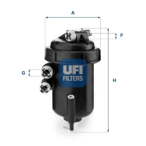 Filtru combustibil UFI 55.127.00 – PEOUGET | AutoRival