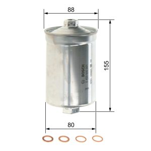 Filtru combustibil BOSCH 0 450 905 601 – PEOUGET | AutoRival