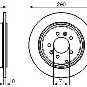 Disc frana BOSCH 0 986 478 556 – PEOUGET | AutoRival