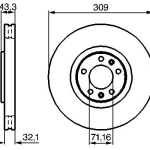 Disc frana BOSCH 0 986 479 027 – PEOUGET | AutoRival