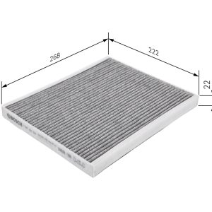 Filtru aer habitaclu BOSCH 1 987 432 537 – PEOUGET | AutoRival