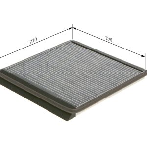 Filtru aer habitaclu BOSCH 1 987 435 533 – PEOUGET | AutoRival