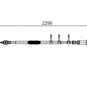 Cablu frana de parcare BOSCH 1 987 482 595 – PEOUGET | AutoRival