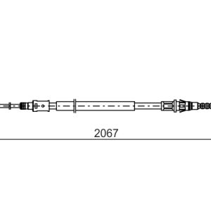 Cablu frana de parcare BOSCH 1 987 482 869 – PEOUGET | AutoRival