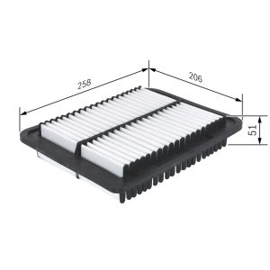 Filtru aer BOSCH F 026 400 353 – PEOUGET | AutoRival