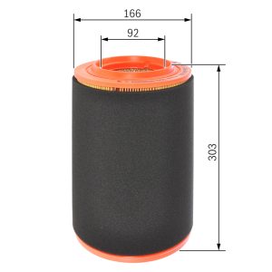 Filtru aer BOSCH F 026 400 370 – PEOUGET | AutoRival