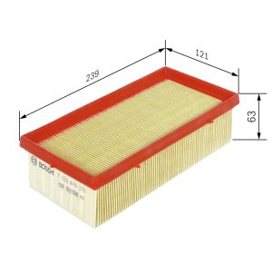 Filtru aer BOSCH F 026 400 376 – PEOUGET | AutoRival
