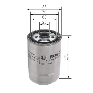 Filtru combustibil BOSCH F 026 402 013 – PEOUGET | AutoRival