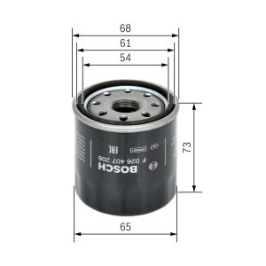 Filtru ulei BOSCH F 026 407 208 – PEOUGET | AutoRival