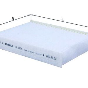 Filtru aer habitaclu KNECHT LA 1174 – PEOUGET | AutoRival