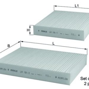 Filtru aer habitaclu KNECHT LA 191/S – PEOUGET | AutoRival