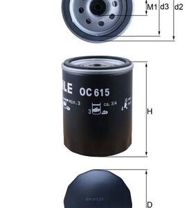 Filtru ulei KNECHT OC 615 – PEOUGET | AutoRival