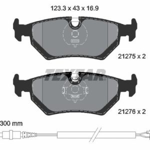 Set placute frana TEXTAR 2127501 – PEOUGET | AutoRival