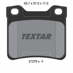 Set placute frana TEXTAR 2127803 – PEOUGET | AutoRival