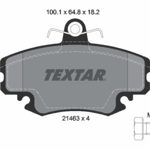 Set placute frana TEXTAR 2146306 – PEOUGET | AutoRival
