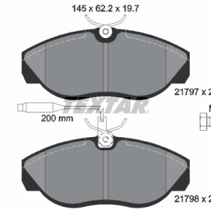 Set placute frana TEXTAR 2179701 – PEOUGET | AutoRival