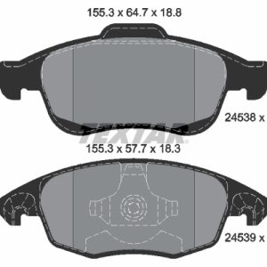Set placute frana TEXTAR 2453801 – PEOUGET | AutoRival