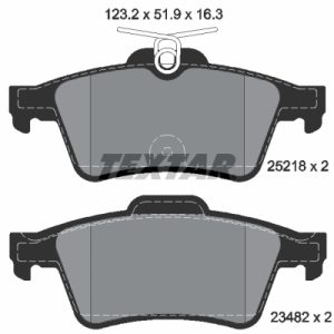 Set placute frana TEXTAR 2521801 – PEOUGET | AutoRival