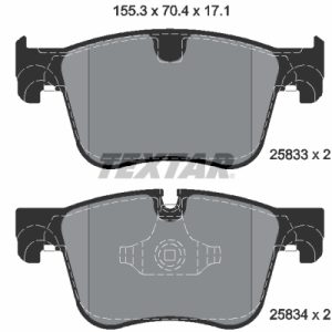 Set placute frana TEXTAR 2583301 – PEOUGET | AutoRival