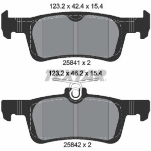 Set placute frana TEXTAR 2584101 – PEOUGET | AutoRival