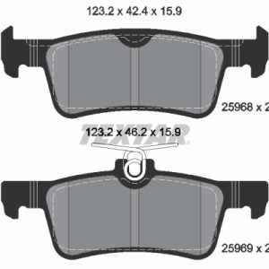 Set placute frana TEXTAR 2596801 – PEOUGET | AutoRival