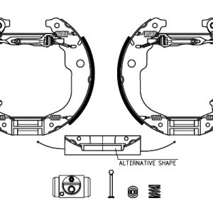 Set saboti frana TEXTAR 84067201 – PEOUGET | AutoRival