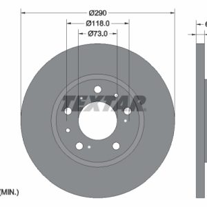 Disc frana TEXTAR 92042900 – PEOUGET | AutoRival