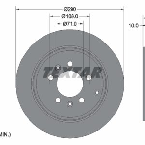 Disc frana TEXTAR 92112000 – PEOUGET | AutoRival