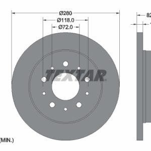 Disc frana TEXTAR 92116103 – PEOUGET | AutoRival