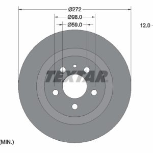 Disc frana TEXTAR 92118203 – PEOUGET | AutoRival