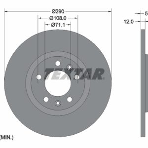 Disc frana TEXTAR 92195803 – PEOUGET | AutoRival