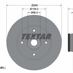 Disc frana TEXTAR 92202103 – PEOUGET | AutoRival