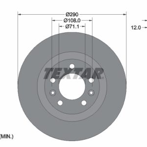 Disc frana TEXTAR 92238003 – PEOUGET | AutoRival