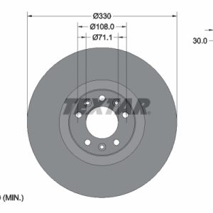 Disc frana TEXTAR 92283403 – PEOUGET | AutoRival