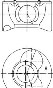 Piston KOLBENSCHMIDT 40405610 – PEOUGET | AutoRival