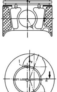 Piston KOLBENSCHMIDT 40469600 – PEOUGET | AutoRival