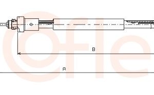 Cablu frana de parcare COFLE 10.4705 – PEOUGET | AutoRival